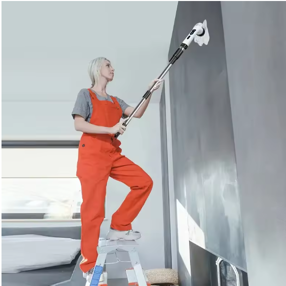 JY-6010 Electric Cleaning Brush - 25W Multi-Surface Scrubber for Kitchen, Bathroom & Car